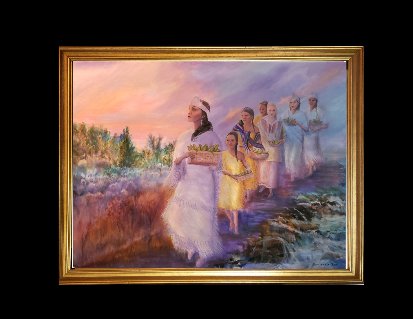 Sunrise Dancers Dancing alon the Seacoast, giving thanks for the Harvest